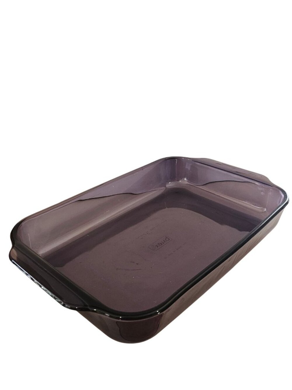 Vintage Pyrex Purple Glass Baking Pan 3qt, 9x13 Rectangle dish #233 Tinted casse
